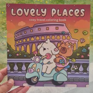 sweet days colouring book