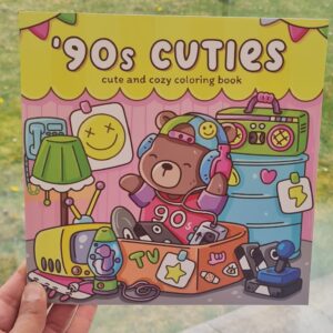 90's cuties colouring book