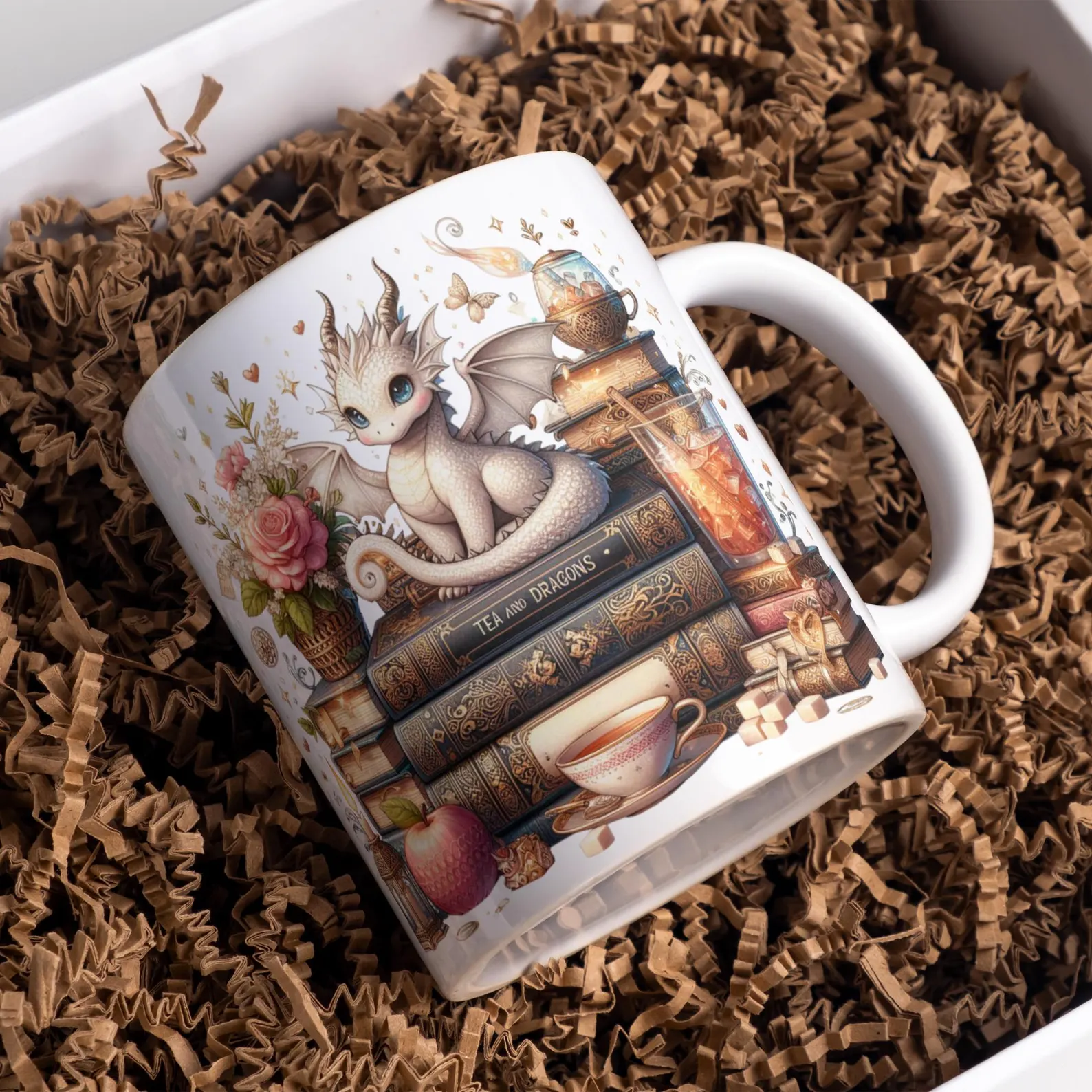 Dragon book mug Dragon book mug