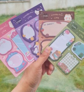 cartoon sticky notes