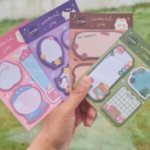 cartoon sticky notes